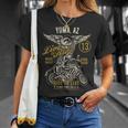Yuma Az Usa アンティーク調スタイル オートバイデザイン Tシャツ 彼女への贈り物