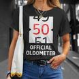 おもしろい 50歳の誕生日 オールドメーター 50歳 50歳 誕生日 50歳 50歳 Tシャツ 彼女への贈り物