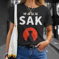 おもしろ人気tシャツ 特酒部隊「Sakサック」 Tシャツ 彼女への贈り物