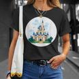 お城ファンのための花火のある素晴らしい魔法の王国 Tシャツ 彼女への贈り物