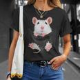 かわいいねずみポケットネズミ好き Tシャツ 彼女への贈り物