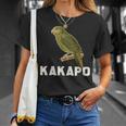 かわいいカカポの鳥が木に座っている Tシャツ 彼女への贈り物