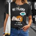 かわいいスリーピングビーグル ペット愛好家のための面白い犬のデザイン Tシャツ 彼女への贈り物