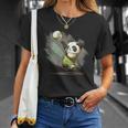 かわいいバレーボール・パンダ Tシャツ 彼女への贈り物