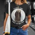 かわいいラッコ 言って I Love You Like No Otter私はあなたを愛しています Tシャツ 彼女への贈り物