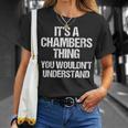 それは商工会議所のことだ（君には分からないだろう）-Chambers Tシャツ 彼女への贈り物