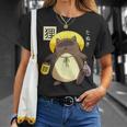 たぬき 妖怪 クリーチャー 日本語 Tシャツ 彼女への贈り物