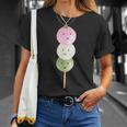 だんご 団子 和菓子 三色団子 三兄弟 だんご好き かわいい おもしろ しろ Tシャツ 彼女への贈り物