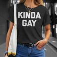 ちょっとゲイシャツ 面白い言葉 皮肉なゲイプライド Lgbtq ゲイ Tシャツ 彼女への贈り物