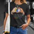 なるほど、愛してる、受け入れるよ、Lgbtqの味方プライド Tシャツ 彼女への贈り物
