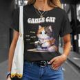 わがままゲーマー猫 ゲーム好き かわいい おもしろ マンガ アニメ オタク Tシャツ 彼女への贈り物
