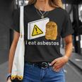 アイ・イート・アスベスト・ファニー・カーズ・チキン・ナゲット・ミーム Tシャツ 彼女への贈り物