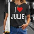 アイ・ラブ・ジュリー Tシャツ 彼女への贈り物