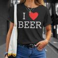 アイ・ラブ・ビール Tシャツ 彼女への贈り物
