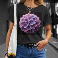 アジサイのようなアジサイの花 Tシャツ 彼女への贈り物