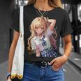 アニメ風イラスト ギャル 最強 可愛い女の子 Tシャツ 彼女への贈り物