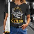 アメリカ海軍航空母艦 Cvn-68 ニミッツ Uss Nimitz Tシャツ 彼女への贈り物