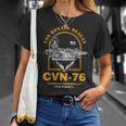 アメリカ海軍航空母艦 Cvn-76 ロナルド・レーガン Uss Ronald Reagan Tシャツ 彼女への贈り物