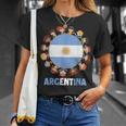 アルゼンチン国旗 ヒスパニック文化遺産月間 アルゼンチン キッズ Tシャツ 彼女への贈り物