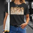 アルフォンス・マリア・ミュシャの季節 Tシャツ 彼女への贈り物
