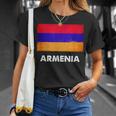 アルメニア国旗tシャツ Tシャツ 彼女への贈り物