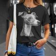 イタリアン グレイハウンド 犬 モチーフ ペット イタリアン グレイハウンド Tシャツ 彼女への贈り物