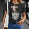 イタリアングレイハウンド ウィペットチェストバッグ 犬の飼い主用 Tシャツ 彼女への贈り物