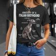 イタリアングレイハウンドの解剖学 Tシャツ 彼女への贈り物