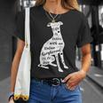 イタリアングレイハウンドシャツデザイン イタリアングレイハウンド犬愛好家 Tシャツ 彼女への贈り物