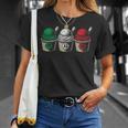イタリア国旗カラーのイタリアジェラートカップ Tシャツ 彼女への贈り物