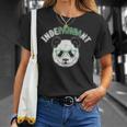インディペンデントパンダ Nerd Bear With Brile Tシャツ 彼女への贈り物