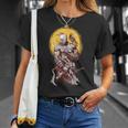 ウクライナのコサック戦士が剣を握り、ウクライナのために戦う Tシャツ 彼女への贈り物