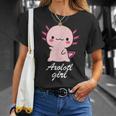 ウーパールーパーの女の子 Tシャツ 彼女への贈り物