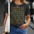 エジプトの象形文字tシャツ-古代エジプト Tシャツ 彼女への贈り物