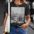 エルサレムへのイエスの参入 グスターヴ・ドーレ聖書芸術 Tシャツ 彼女への贈り物