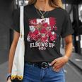 エルボーアップ カナダ カナディアン ビーバー ヘラジカ ホッケーチーム メープルリーフ Tシャツ 彼女への贈り物