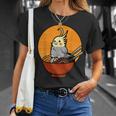 オカメインコ オカメインコ ルティーノ クアリオン Weiro 鳥 オウム タイル Tシャツ 彼女への贈り物