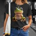 カエル アマガエル 赤ちゃんカエル かわいいカエル Tシャツ 彼女への贈り物