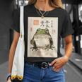 カエル浮世絵 アニメ 日本美術 Tシャツ 彼女への贈り物