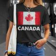カナダ国旗ジャージ、カナダ。 Tシャツ 彼女への贈り物