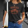 カフェレーサー カスタム バイク 伝説のライダー カリフォルニア ロサンゼルス スクランブラー モーターサイクル Tシャツ 彼女への贈り物