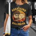 カプチーノ アサシーノ バレリーナ 面白い イタリアン ブレイン ミーム Tシャツ 彼女への贈り物
