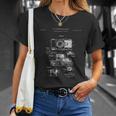 カメラ特許tシャツ-アンティークtシャツ Tシャツ 彼女への贈り物