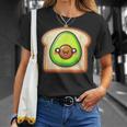 カワイイ アボカドトースト Tシャツ 彼女への贈り物