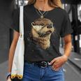 カワウソ モチーフ アイ・ラブ・ラッコ ラッコ・マーチン スウィート・ラッコ Tシャツ 彼女への贈り物