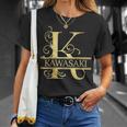 カワサキ 名前 Tシャツ 彼女への贈り物
