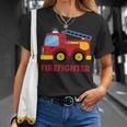 キッズ 消防車消防車 Tシャツ 彼女への贈り物