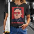 キム・ジョンウン、ファニー・ロケットマン・パロディ・ロックンロール Tシャツ 彼女への贈り物