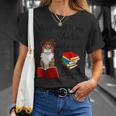 キュート・ハピネス・イズ・シェルティー・アンド・ブックス・シェルティー・マム Tシャツ 彼女への贈り物