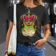 キングクイーン カエル ヒキガエル プリンセス 両生類 動物 カエル好き Tシャツ 彼女への贈り物